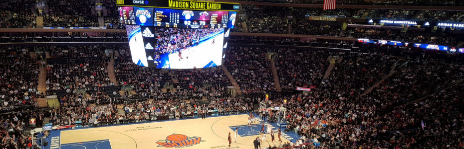 Match NBA des Knicks au Madison Square Garden