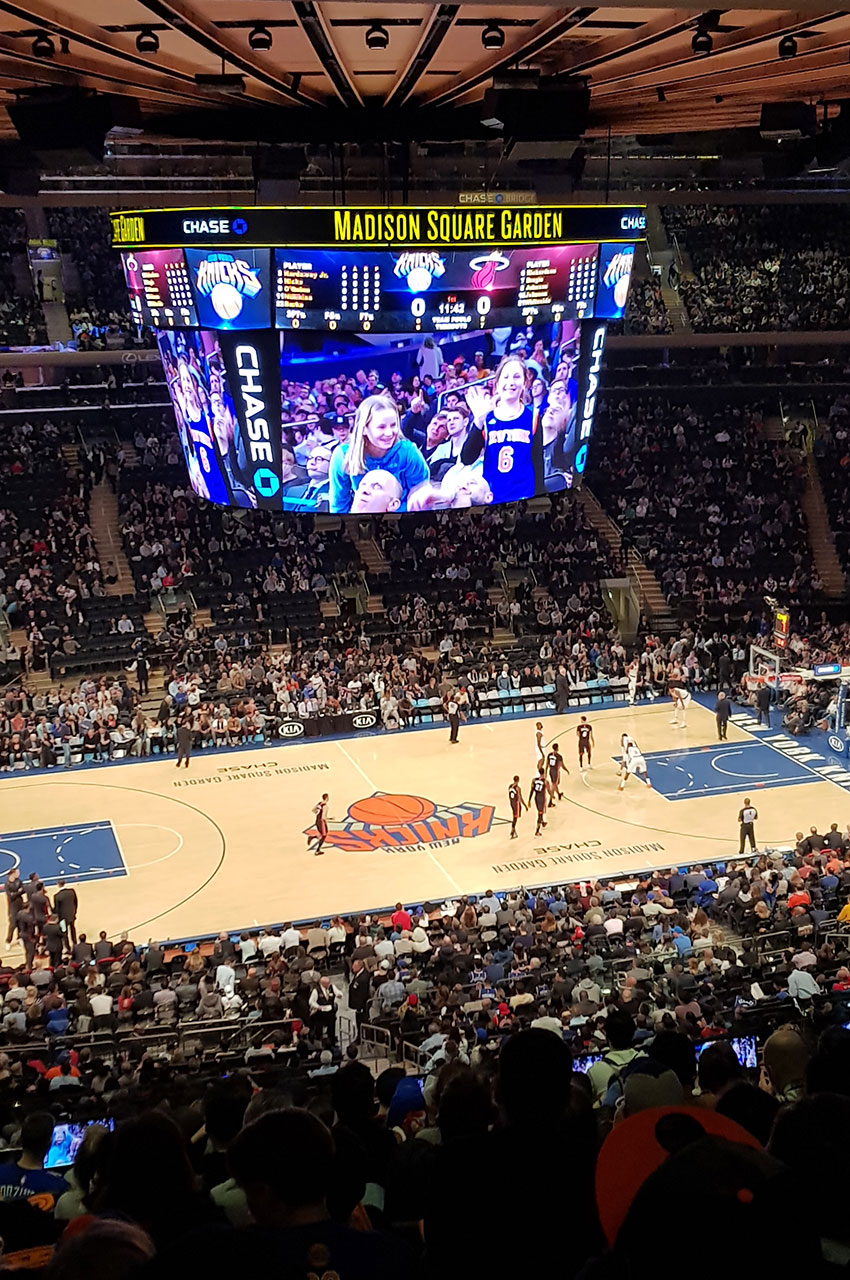 C'est parti pour le match NBA Knicks NYC - Miami Heat