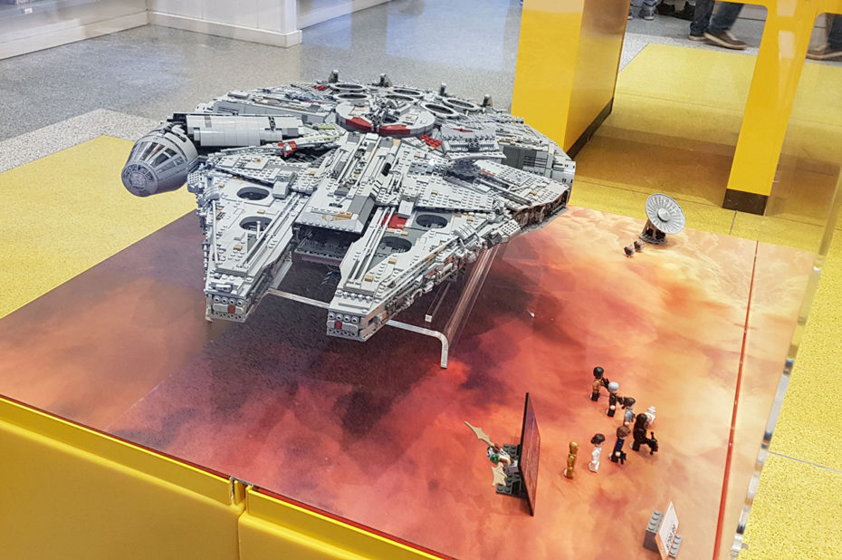 Millennium Falcon Star Wars au Lego Store