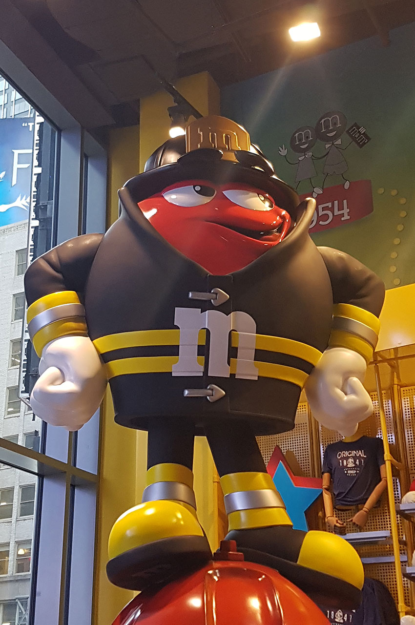 M&Ms Fireman, pompier de New York