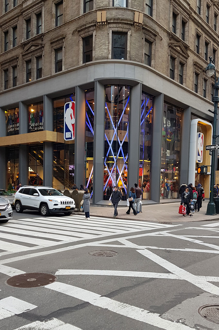 NBA Store sur le 5e avenue