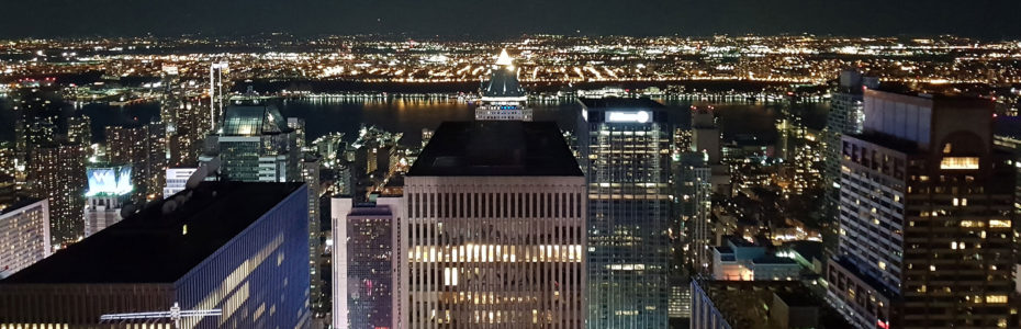 New York by night, depuis le Top of the Rock