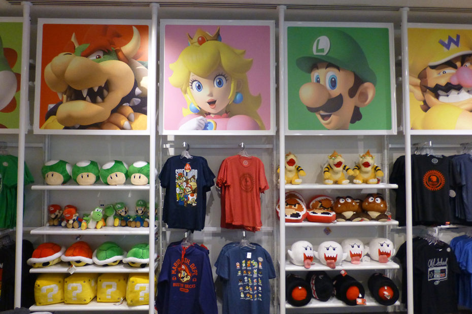 Dans les rayons du Nintendo Store