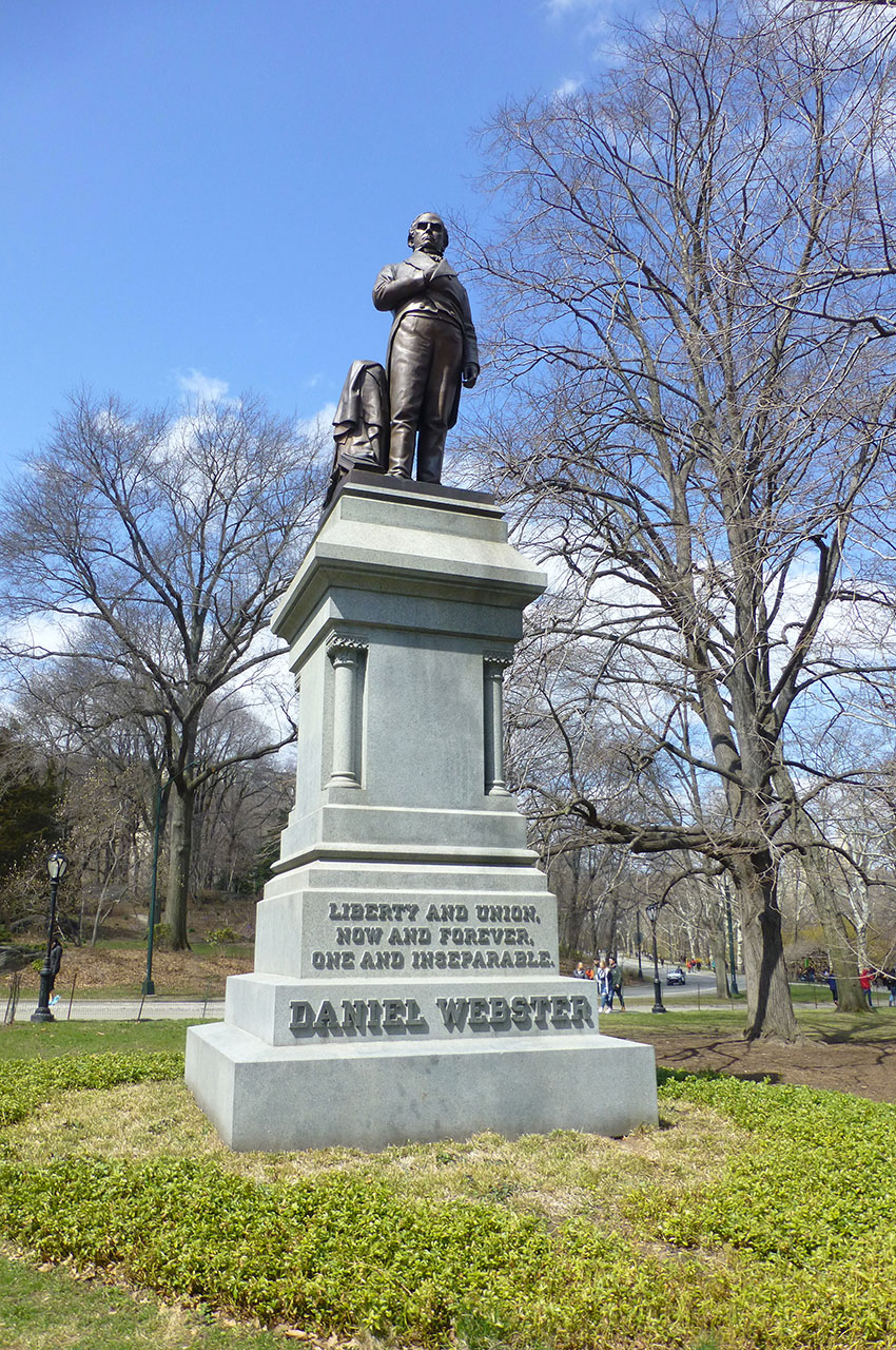 Statue en bronze de Daniel Webster