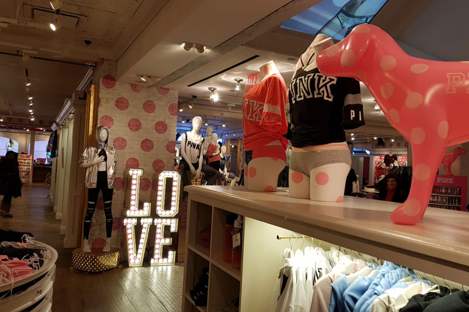L'un des magasins Victoria's Secret & Pink de New York