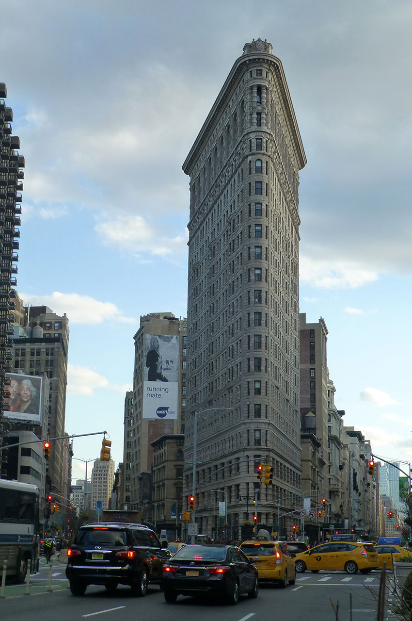 Le Flatiron Building, l'un des immeubles les plus originaux de New York