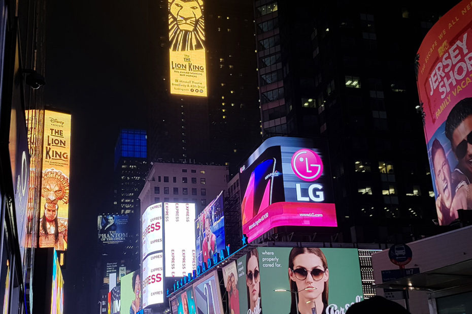 Times Square by night