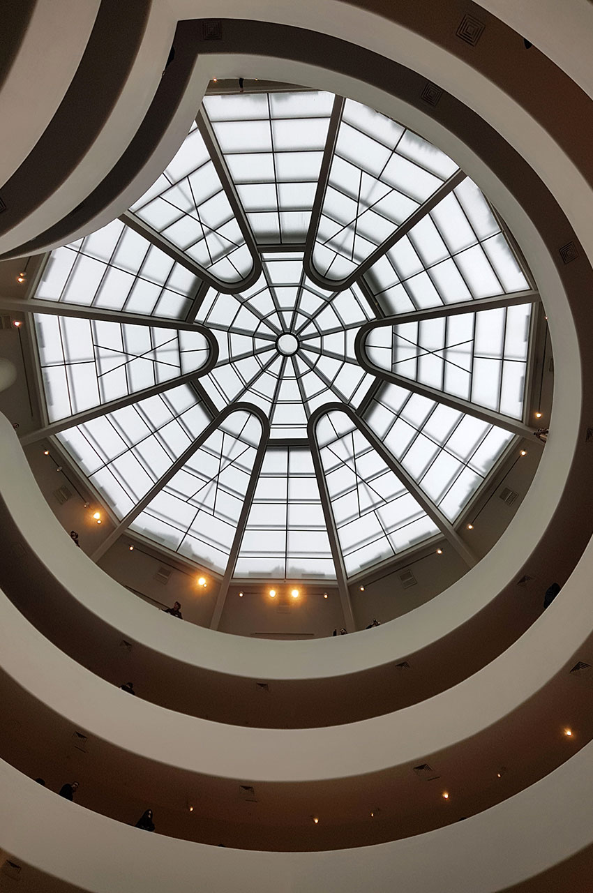 La verrière du musée Guggenheim