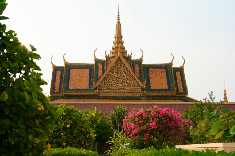Le palais royal, résidence officielle du roi du Cambodge