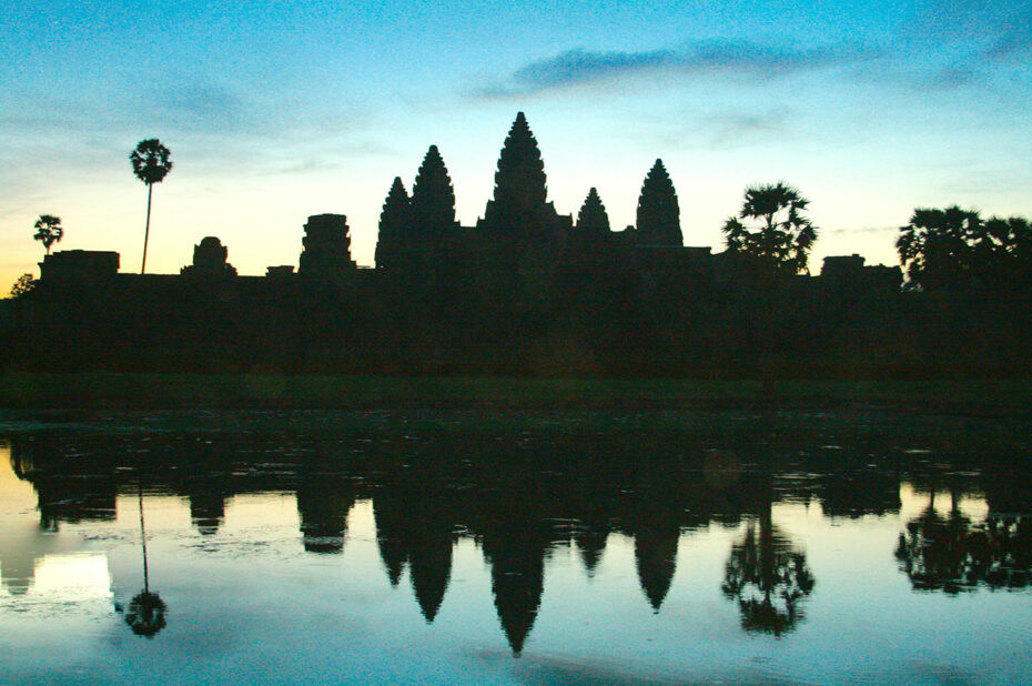Le temple d'Angkor Vat au lever du soleil