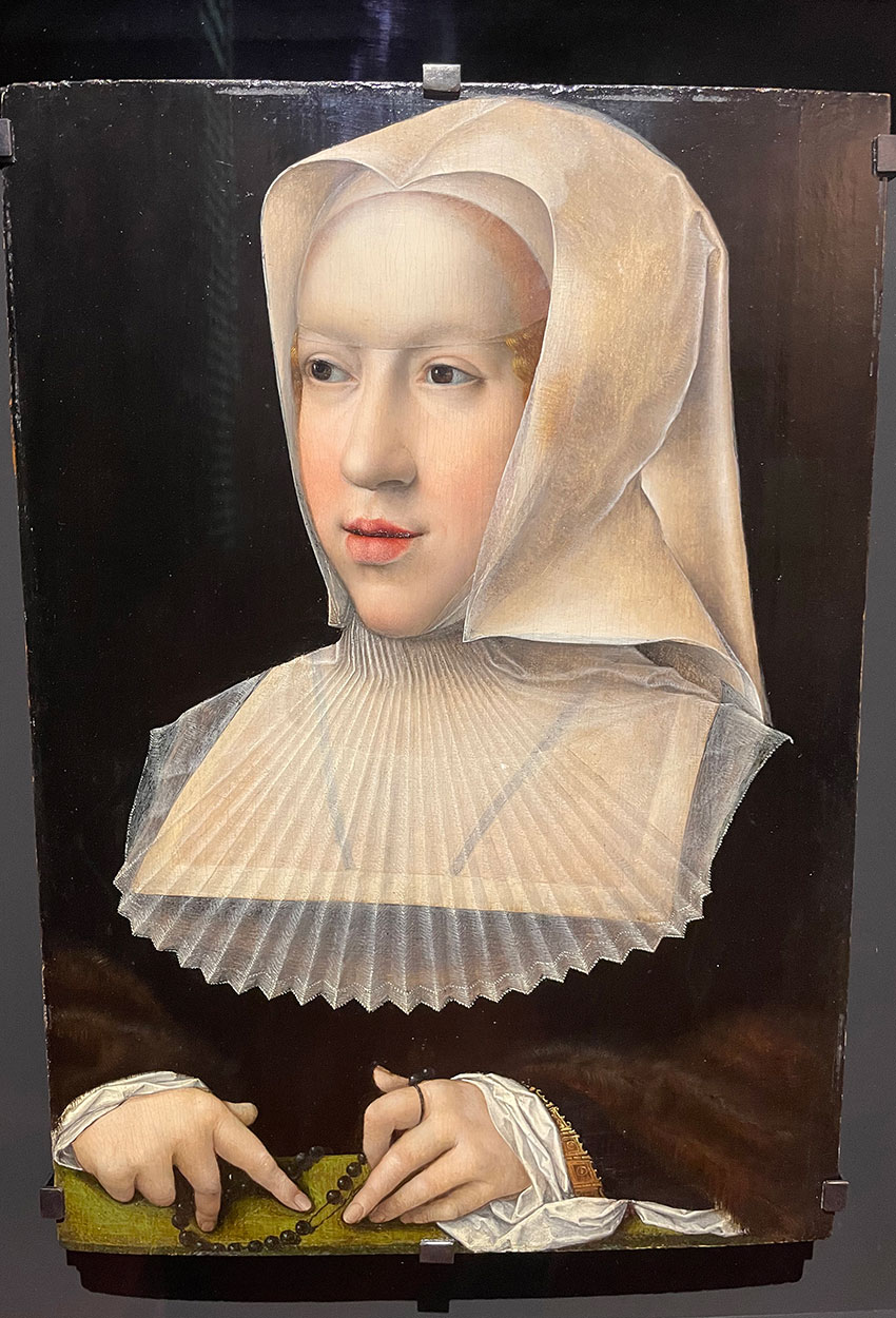 Portrait de Marguerite d'Autriche par Bernard van Orley
