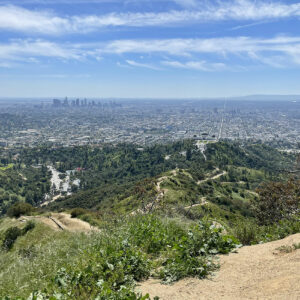 Vue sur Los Angeles depuis le Mount Hollywood Trail