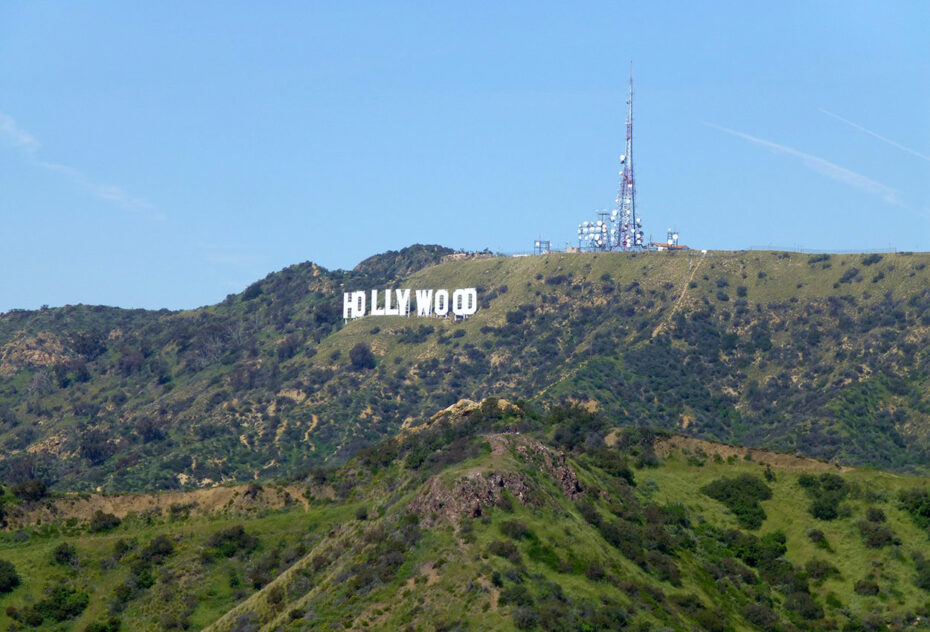 Le panneau Hollywood, emblème de Los Angeles