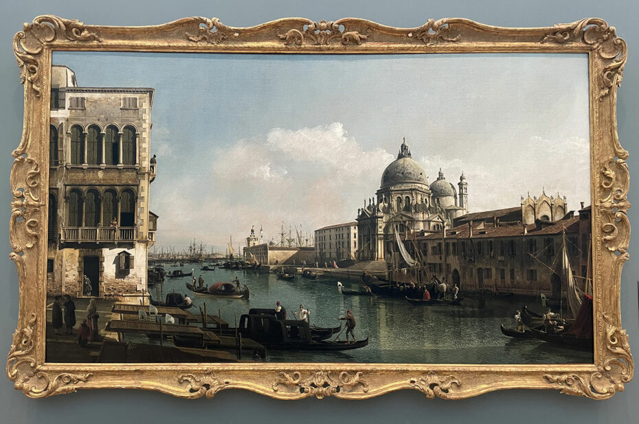 Vue sur le Grand Canal de Venise et Santa Maria della Salute, par Bernardo Bellotto