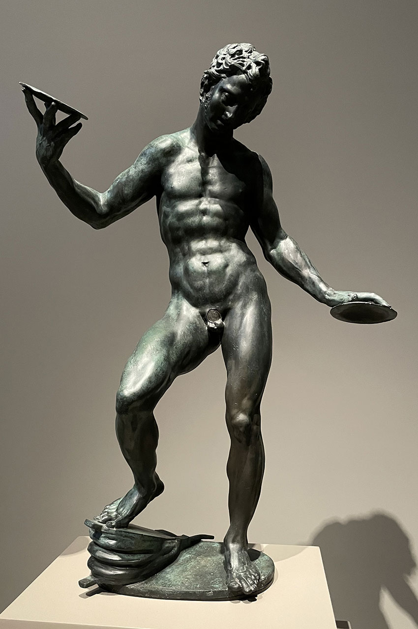 Bronze d'un homme qui jongle, par Adriaen de Vries