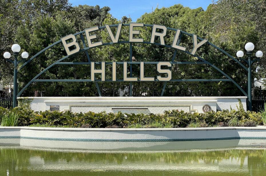 Le célèbre panneau Beverly Hills
