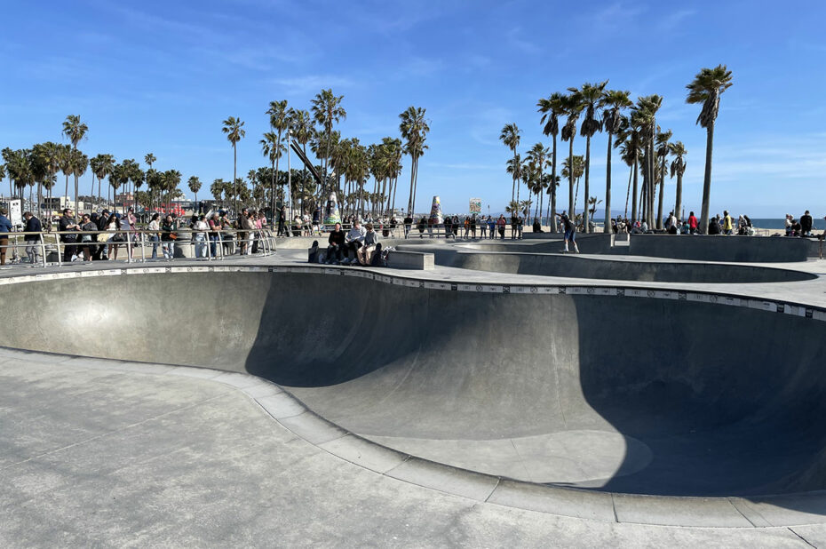 Le célèbre skate park de Venice