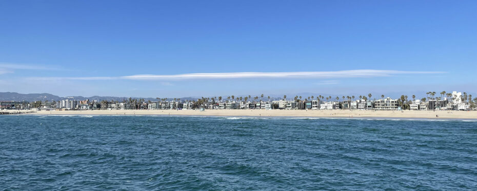 La plage de Venice Beach à Los Angeles