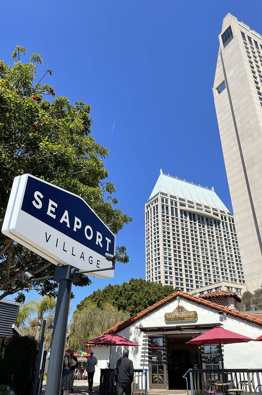 Seaport Village, ensemble de boutiques et de restaurants