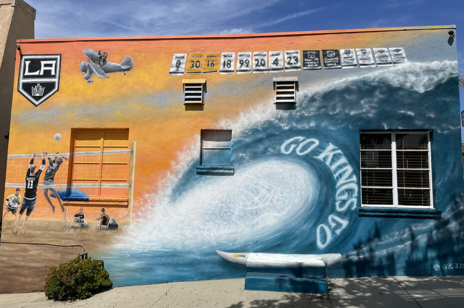 Street art, surf et beach volley