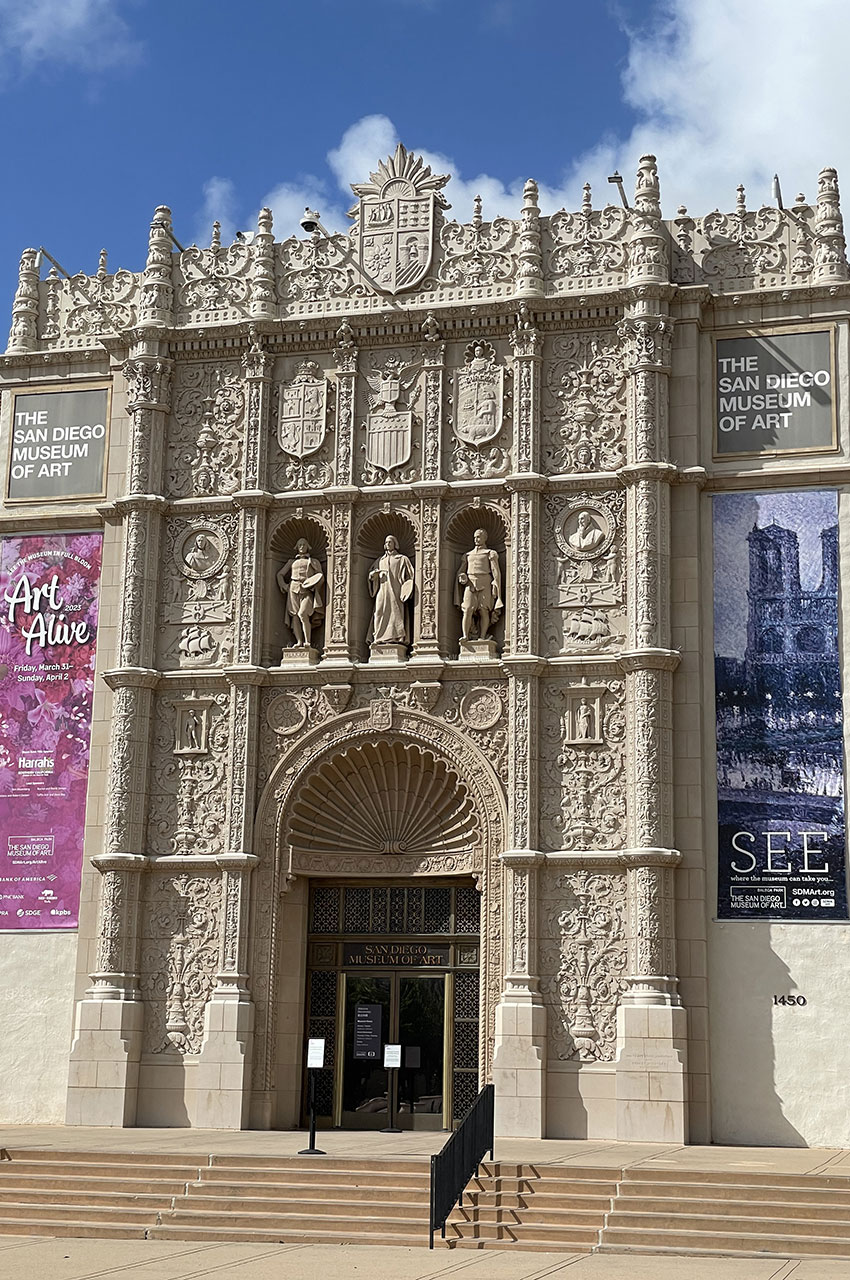 Entrée du musée d'art de San Diego