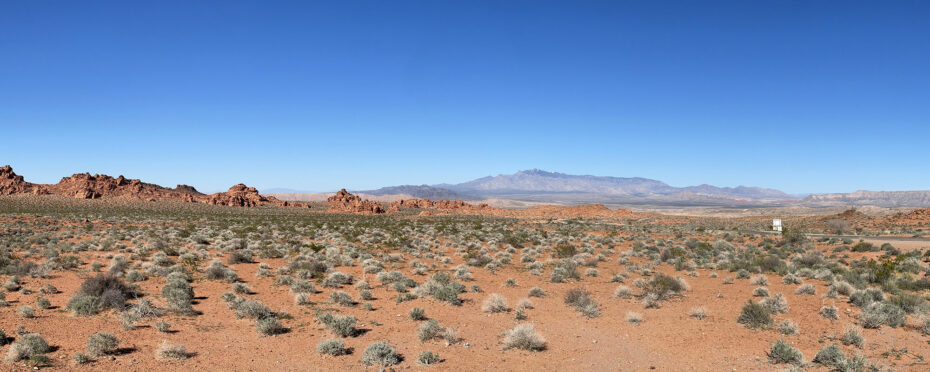 Parc d'État de la Vallée de Feu dans le Nevada