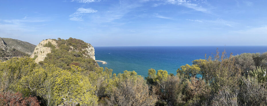 Côte méditerranéenne entre Sitges et Castelldefels