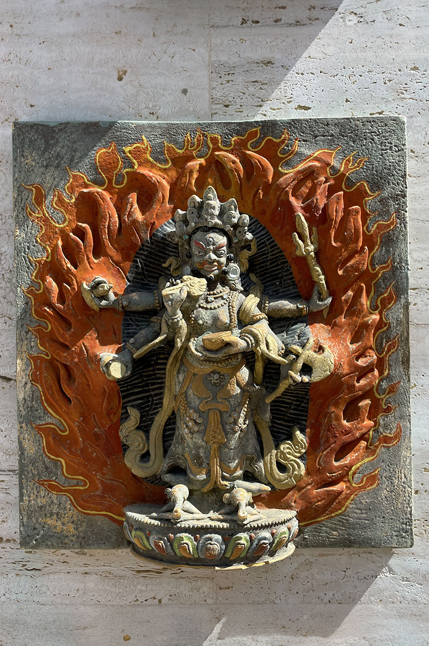 Sculpture murale de Shiva