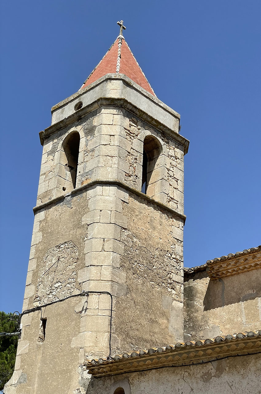 Clocher de l'église Sant Pere Molanta