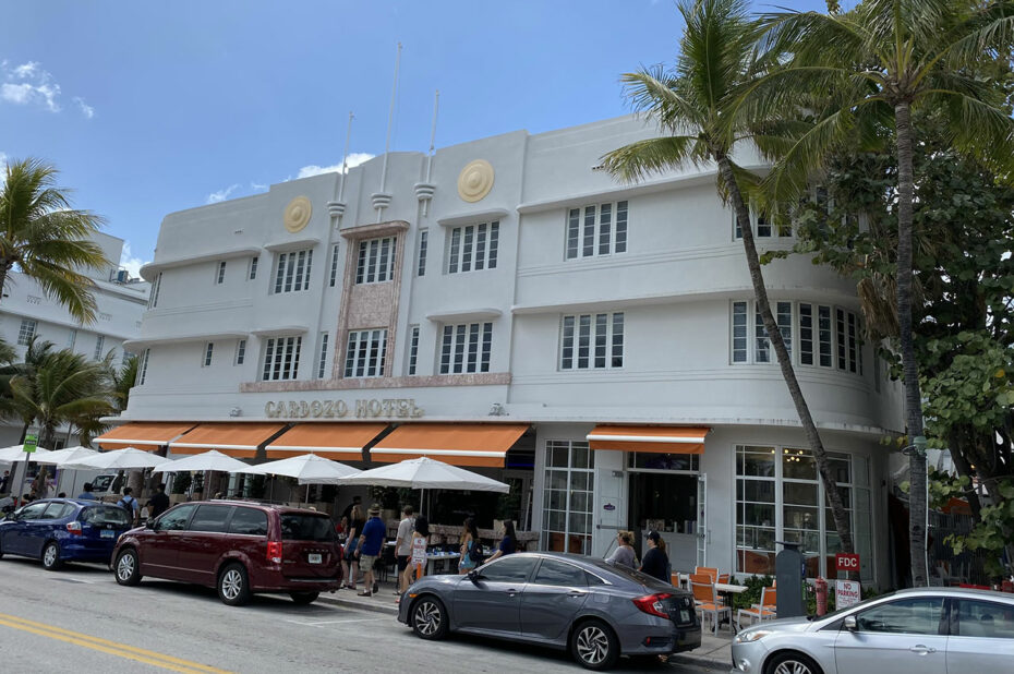 L'hôtel Cardozo, sur Ocean Drive depuis 1939