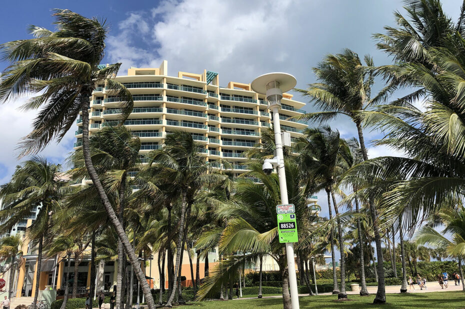 Un peu de vent à Lummus Park