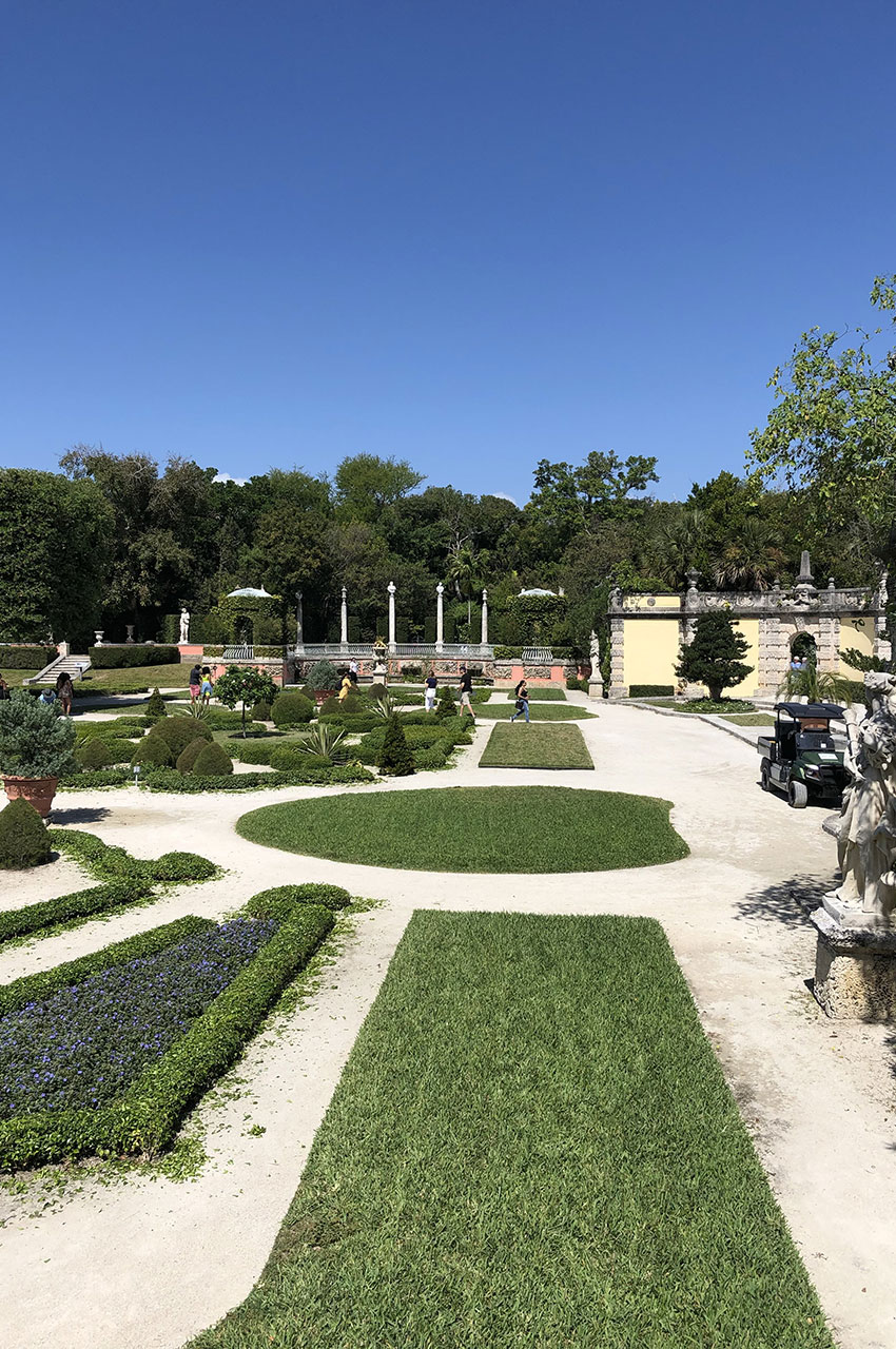 La construction des jardins Vizcaya a pris 7 ans