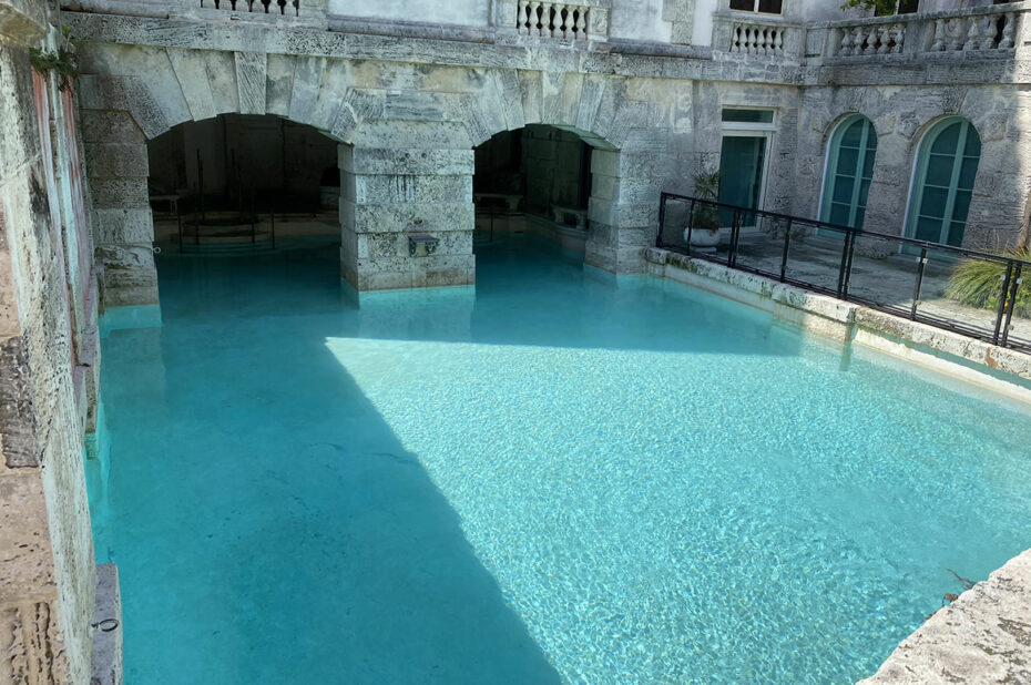 La piscine de la Villa Vizcaya