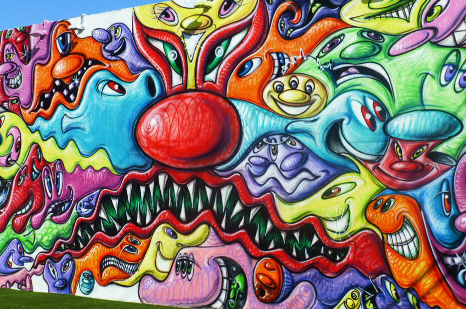 Bowery mural de Kenny Scharf