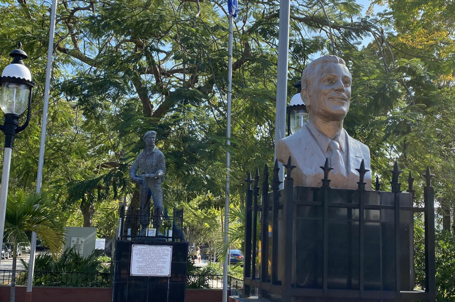 Buste de José Marti au parc commémoratif cubain