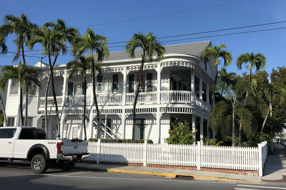 Maison cossue en bois typique de Key West