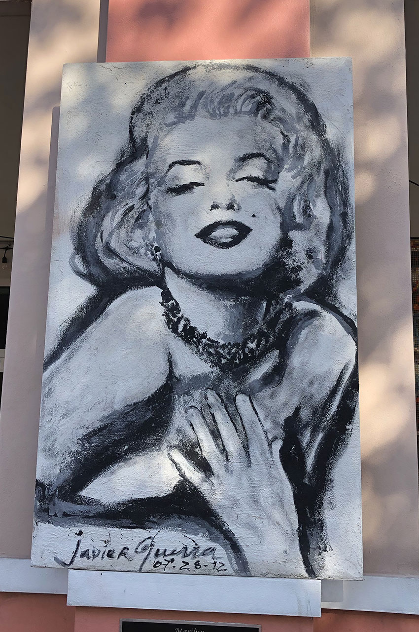 Portrait de Marilyn Monroe par Javier Guerra