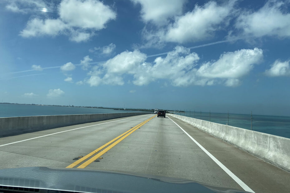 Sur l'Overseas Highway, la route des Keys