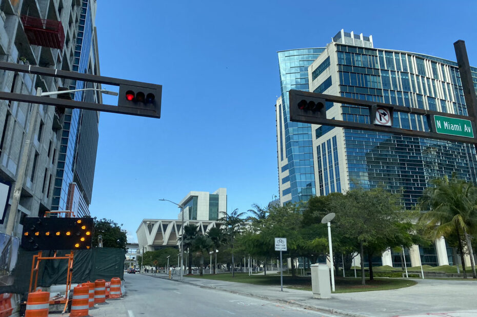 Des travaux fréquents sur les routes de Miami