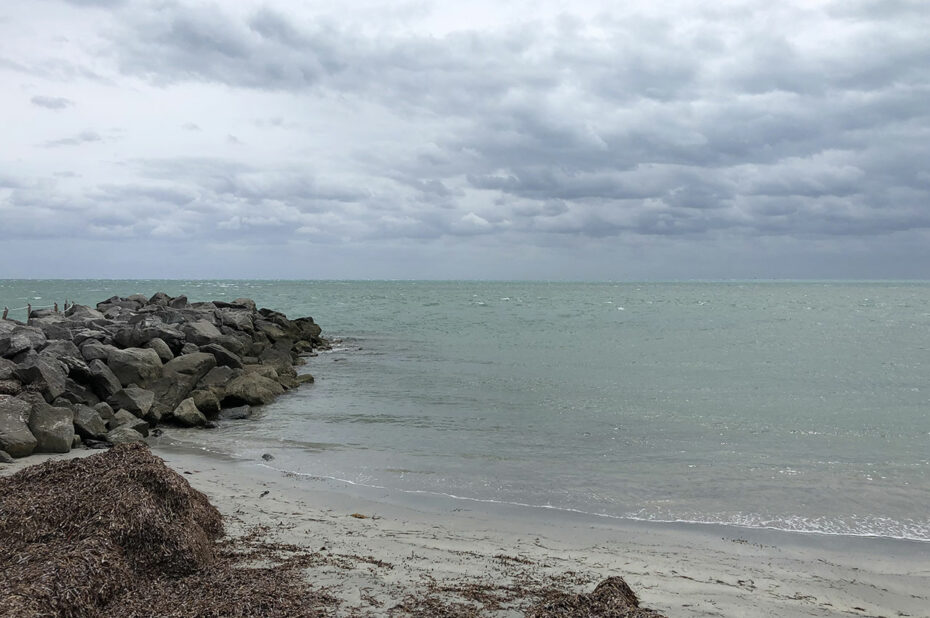 Vue sur l'Océan Atlantique depuis Key Biscayne