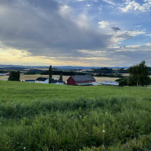 À Munkeby, sur les hauteurs de Levanger