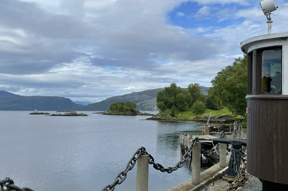 Cabine de surveillance du fjord à Nevernes Havn