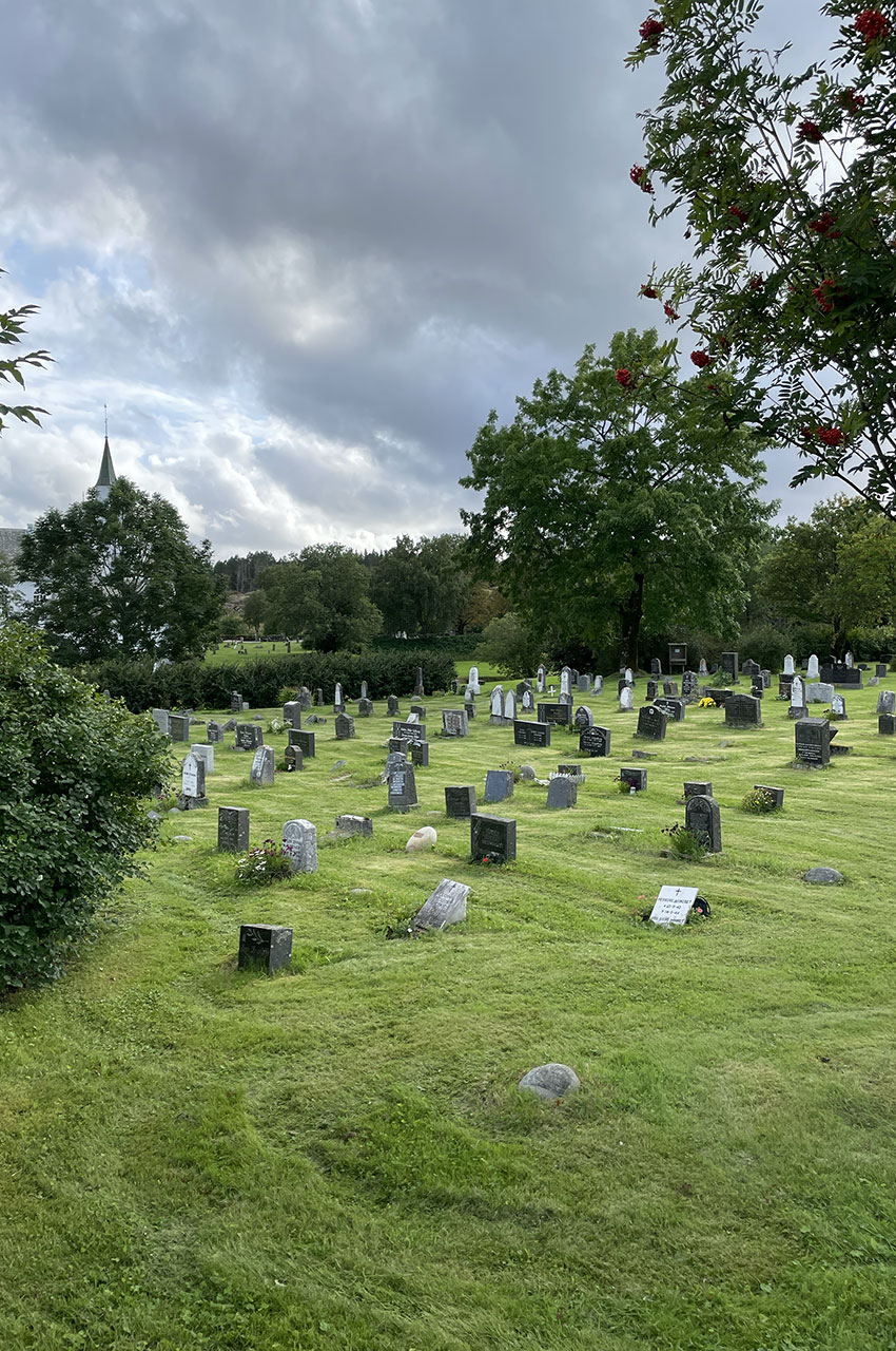 Cimetière de Vega à Gladstad