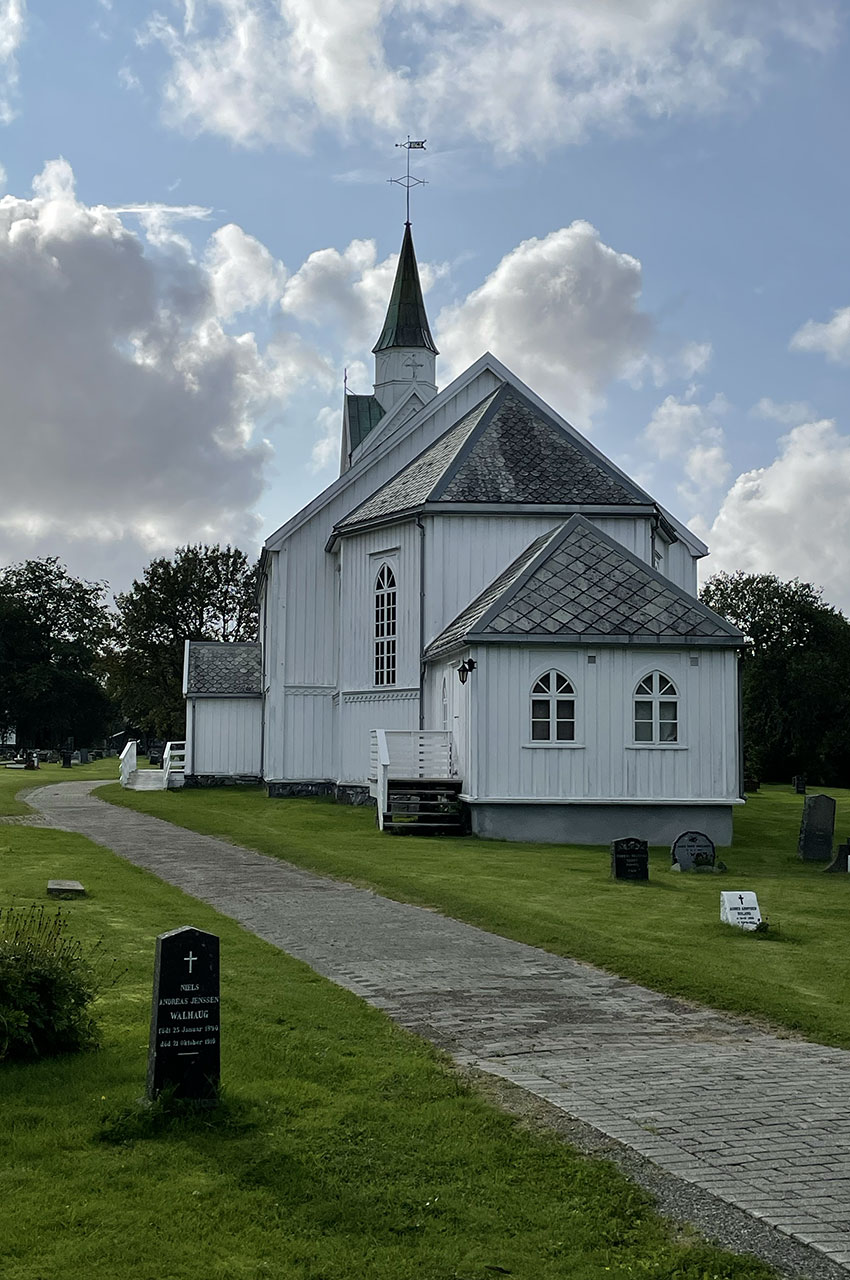 L'église actuelle de Gladstad a été construite en 1864