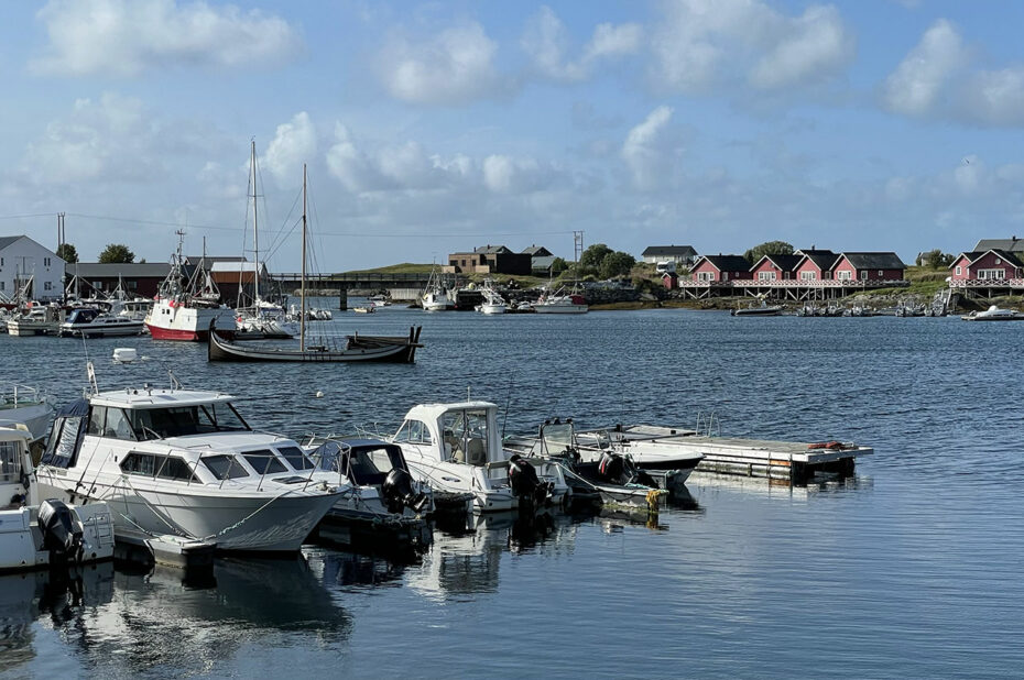 Le port du petit village de Kjerkøya