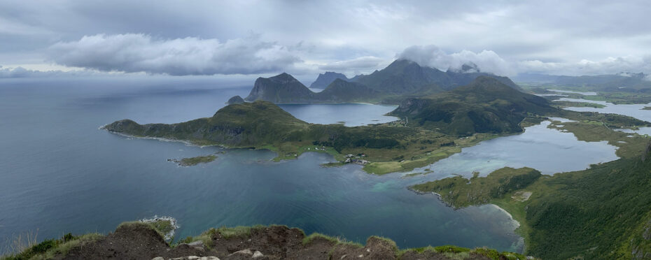 Panorama au sommet de l'Offersøykammen