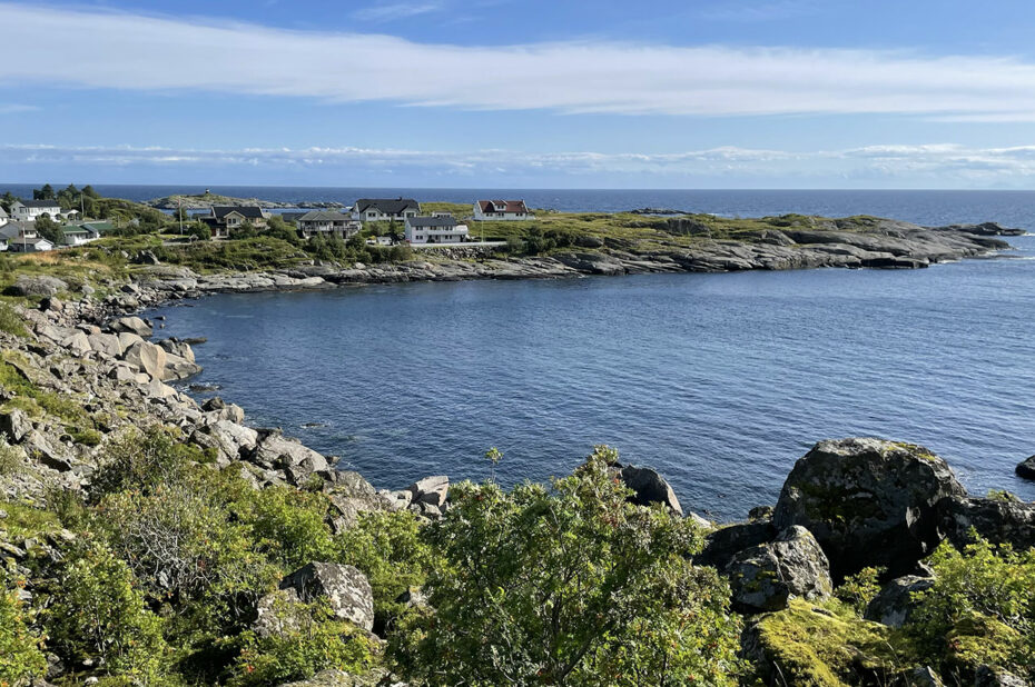 La côte face à la mer de Norvège