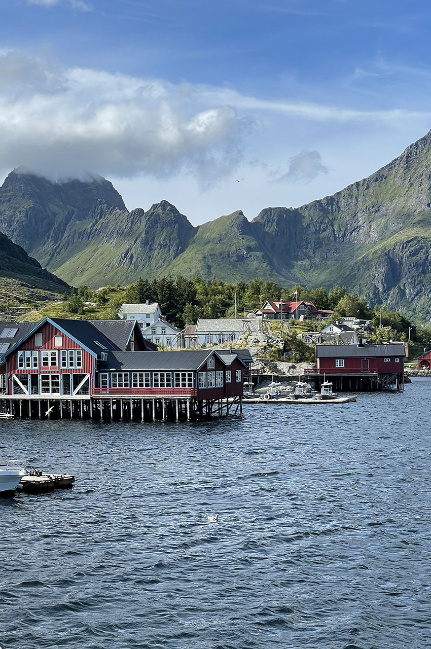 Les maisons sur pilotis, pratiques pour décharger les bateaux de pêche