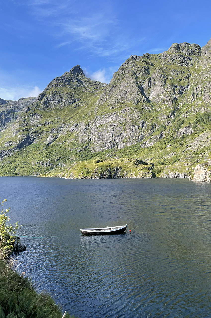 Paysage idyllique à Å i Lofoten