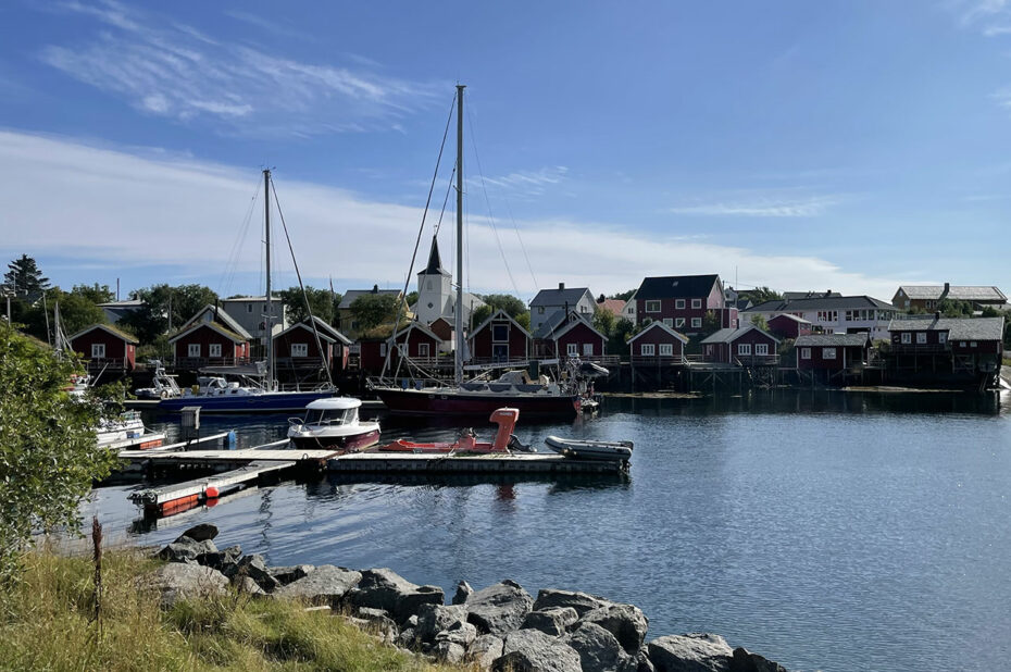 Le village de Reine est très touristique